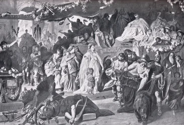 Thusnelda al trionfo di Germanico